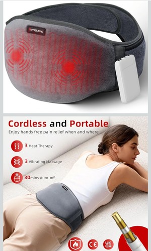 Cordless heated back belt - cordless,