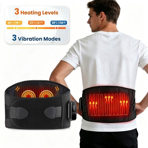 Cordless heated back brace - cordless,